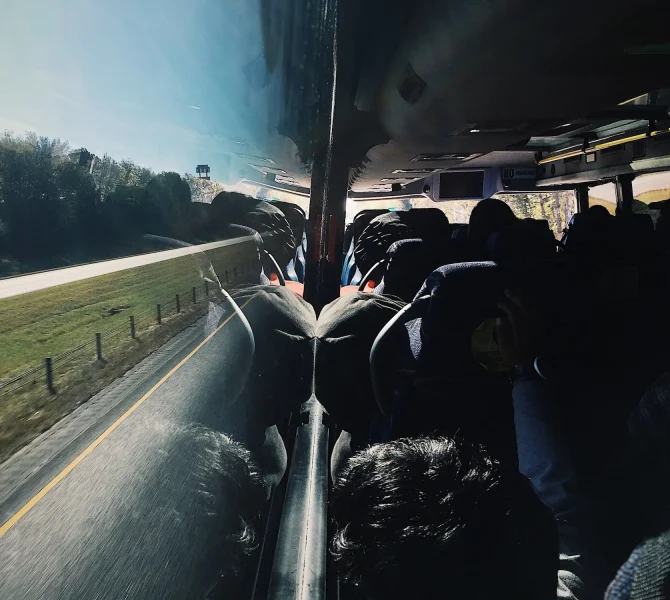 viajes en autobús